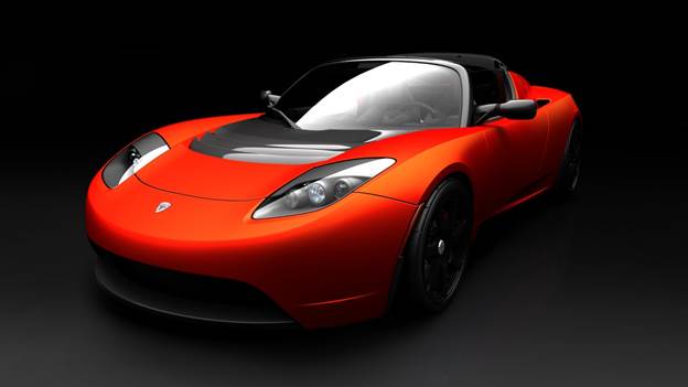 The Tesla Roadster, an super-car that’s powered by batteries. It can travel up to 245 miles on a charge and accelerate to 60mph in just 3.7 seconds, but charging it from a household electrical outlet could take 60 hours!