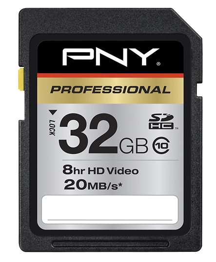 PNY - 32GB Secure Digital High Capacity (SDHC) Class 10 Memory Card