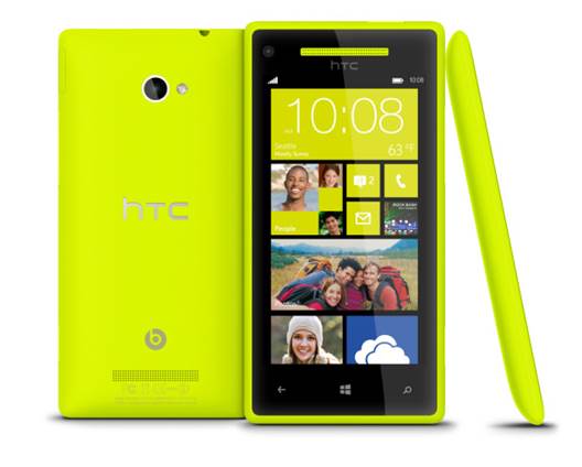 The HTC 8X is powered by a Qualcomm S4 CPU