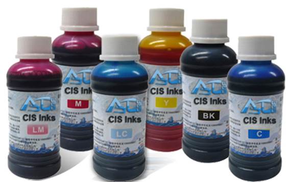 dye-based CMYK inks 