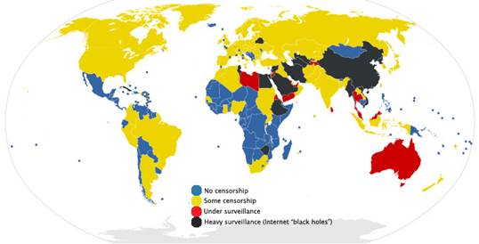  Internet Censorship Map