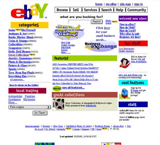 eBay website