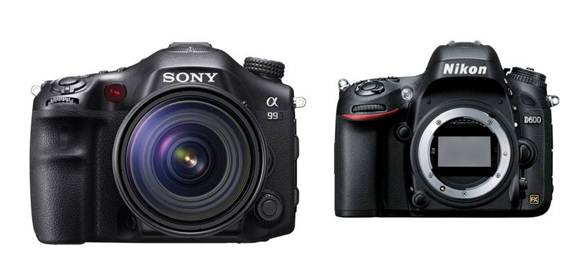 Description: Sony’s A99 and Nikon’s D600