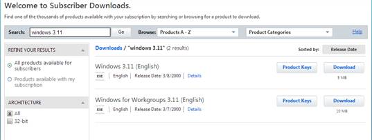 Description: Along with Windows 3.11!