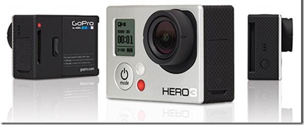 The GoPro Hero3has an impressive array of body and equipment mounts for extreme videos