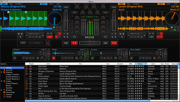 Do you have what it takes to become a DJ? You can try it for free with Mixx audio software