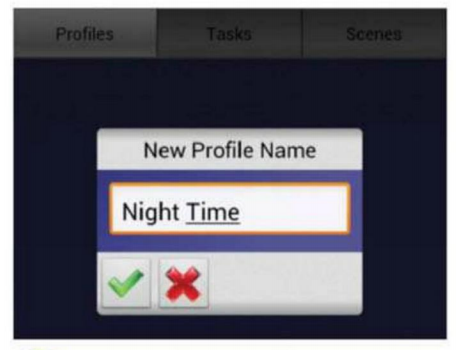 First up, give your new profile a memorable name. 