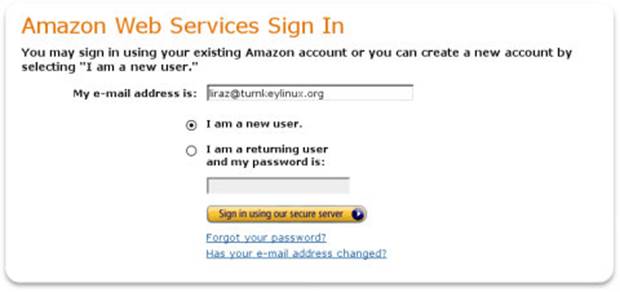 The first step is to connect to the AWS website (aws.amazon.com) and create an account, which can be the same as your normal Amazon account