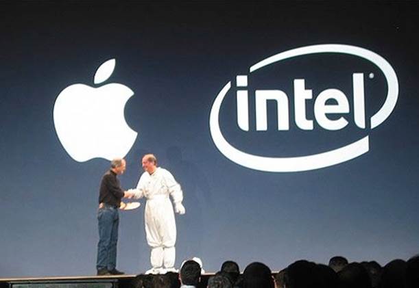 According to Bloomberg, ‘Apple is exploring ways to replace Intel processors in its Mac personal computers with a version of the chip technology it uses in the iPhone and iPad.’
