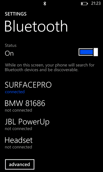 Windows Phone 8 should now work more reliably with more Bluetooth accessories.
