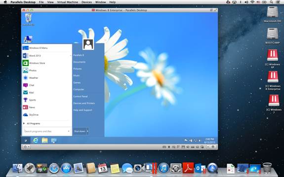 Parallels Desktop 9 for Mac adds a "real” Start menu to Windows 8