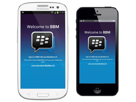 BBM on Android and iOS is nicely designed, but it doesn’t offer anything new