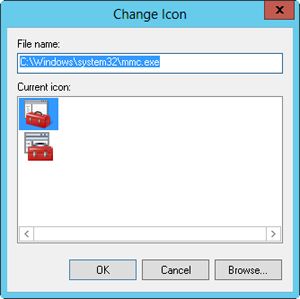 You can assign an icon to or change an icon for a console tool.