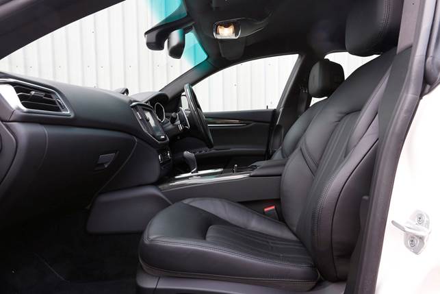 Large front seats are comfortable over long distances