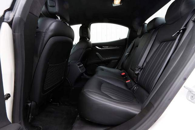 Rear seats are soft and comfortable, and both head and legroom are competitive