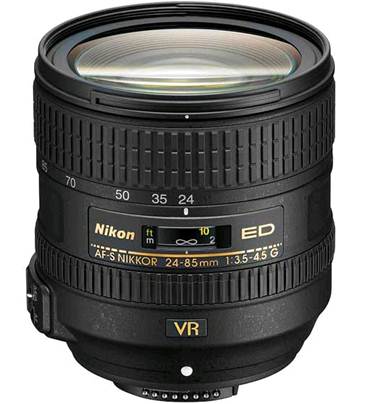 Description: Nikon 24-85MM F3.5-4.5G ED-IF VR
