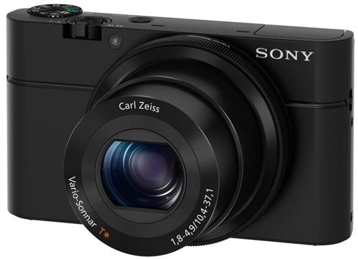 The Sony RX100 with its 1-inch sensor