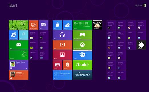 Windows 8 on the desktop