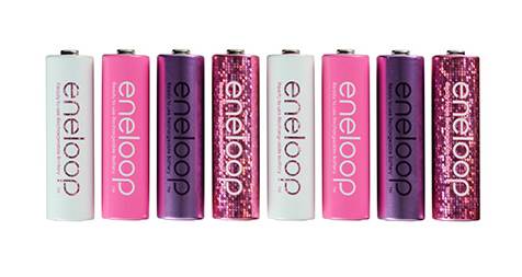 The eneloop G Uomo Limited Edition set comes in a nice selection of colors and a very long lifespan.