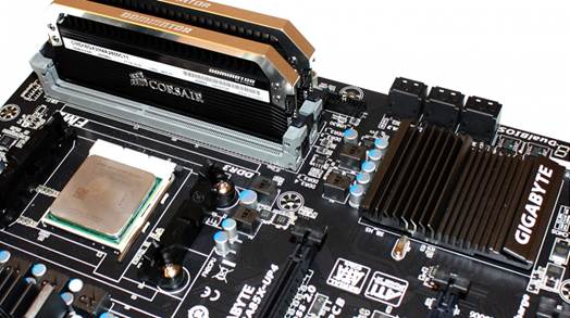 Gigabyte GA-F2A85X-UP4 supports the latest “Trinity” chip of AMD.