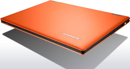 The color of the IdeaPad Yoga is the first thing that you will notice