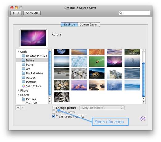 Click on ‘Desktop Background’ to change the current desktop wallpaper