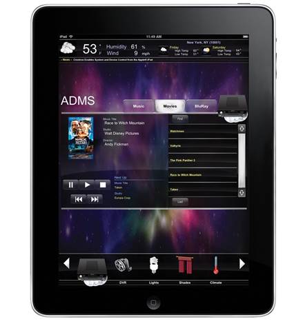 The latest version of the Crestron Mobile app elevates Apple touchscreen devices to truly be a part of the Crestron touchpanel family