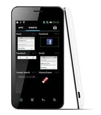 Videocon A30 runs on Android IceCream Sandwich, the main menu is divided into two - apps and widgets.