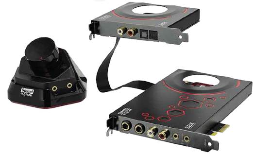 Sound Blaster ZxR of Creative uses the same SoundCore3D microprocessor.