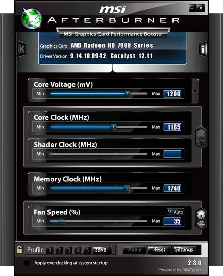 The memory clock rate was increased to 1165 and 6960 MHz