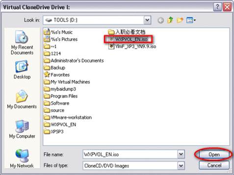 When you’re ready to mount an ISO using Virtual CloneDrive, open the folder containing the ISO and right-click the file