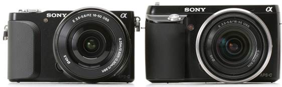 Compared to the Sony NEX-F3