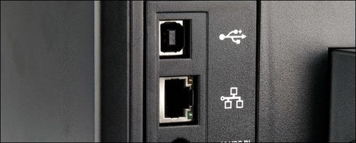 Common ports for printer-computer connection