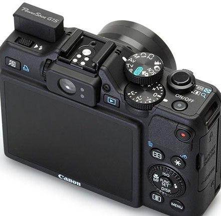 Canon Fujifilm Powershot G15 - top