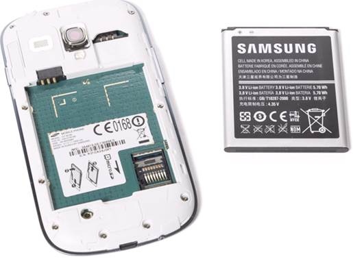 Large-sized SIM slot, 1500mAh battery, and a microSD card slot.