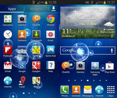 The Jelly Bean software feels very responsive to use, compared to older versions of Android.