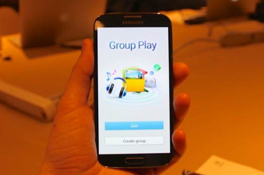 Group Play interface 