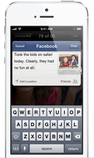 ntegrating Facebook to your iPhone 5 is a nifty new feature of Apple's latest operating system, iOS 6