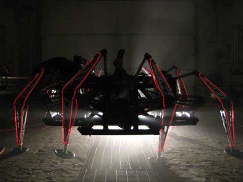 A giant robotic spider walker