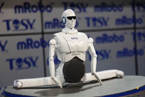 The robot performed Gangnam Style and Sexy and I Know It at CES2013