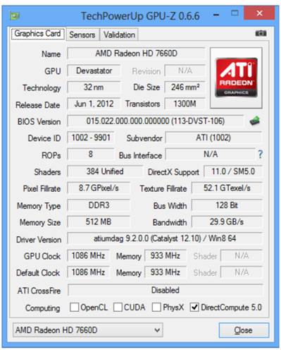 TechPowerUp GPU-Z 0.6.6