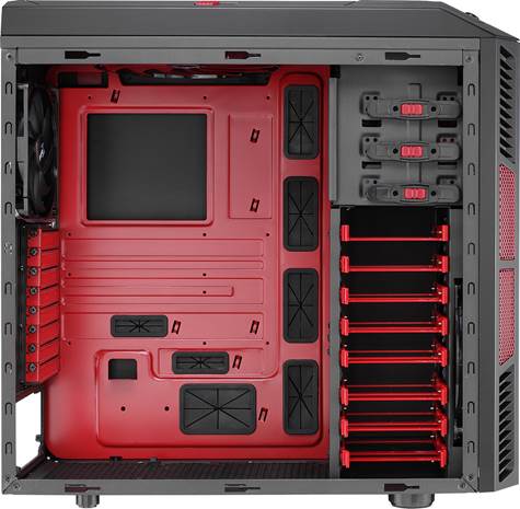 The case also sports three 5.25in drive bays, one of which has a 3.5in adaptor