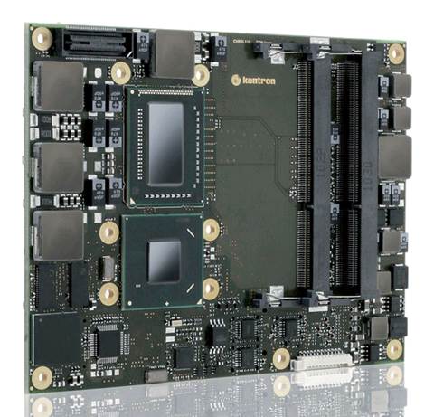 The COM Express basic computer-on-module with type-6 pinout comes with 1x1.00GHz to 2x1.60GHz scalable Intel Celeron processor and HM65 PCH. With two optional USB 3.0 interfaces, it offers an especially cost-efficient USB 3.0 configuration, which has been available since the beginning of 2011 for early adoptors, and is fitted with the NEC USB 3.0 Bridge