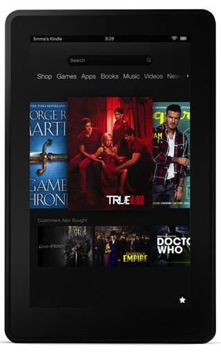 Kindle Fire HD 8.9 display