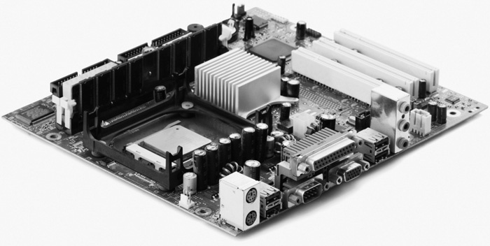 Modern motherboards usually include built-in components for video, USB, Ethernet, and audio.