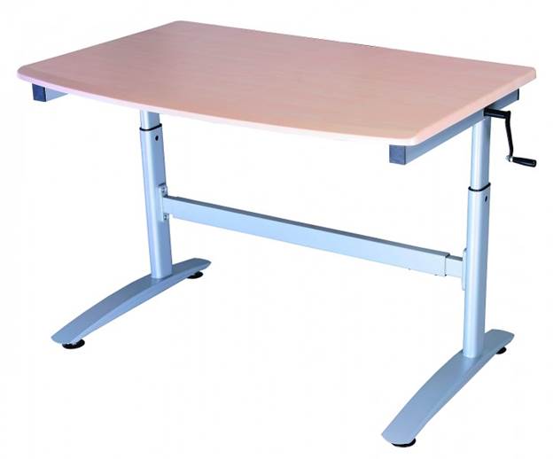 A height adjustable desk can lead to greater health benefit