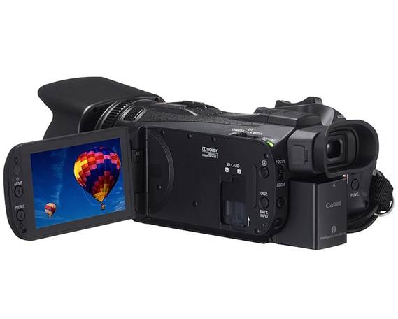Description: Screen Camera of Canon Legria HF G30