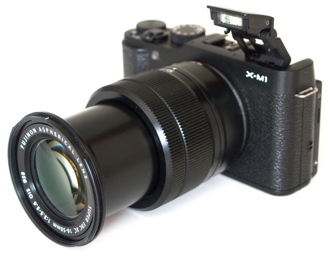 Fujifilm X-M1 with 16-50mm lens