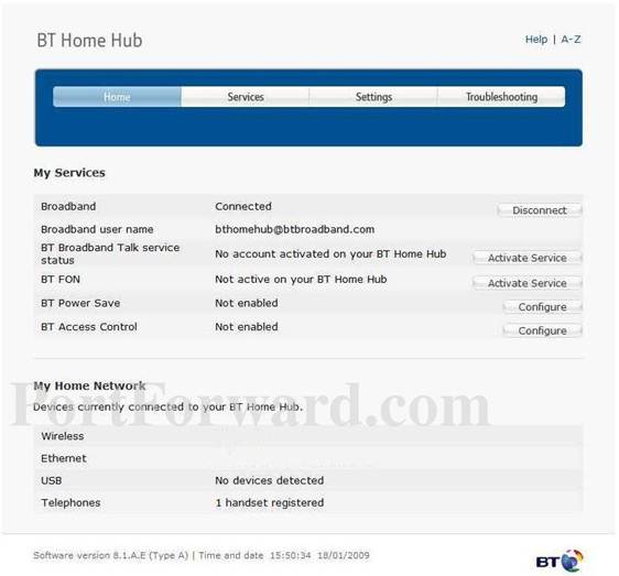 Description:  BT Home Hub