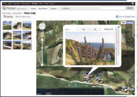 Description: Picasa provides everything you need to paste geography tags of your photos and view them in Google Earth and Google Maps
